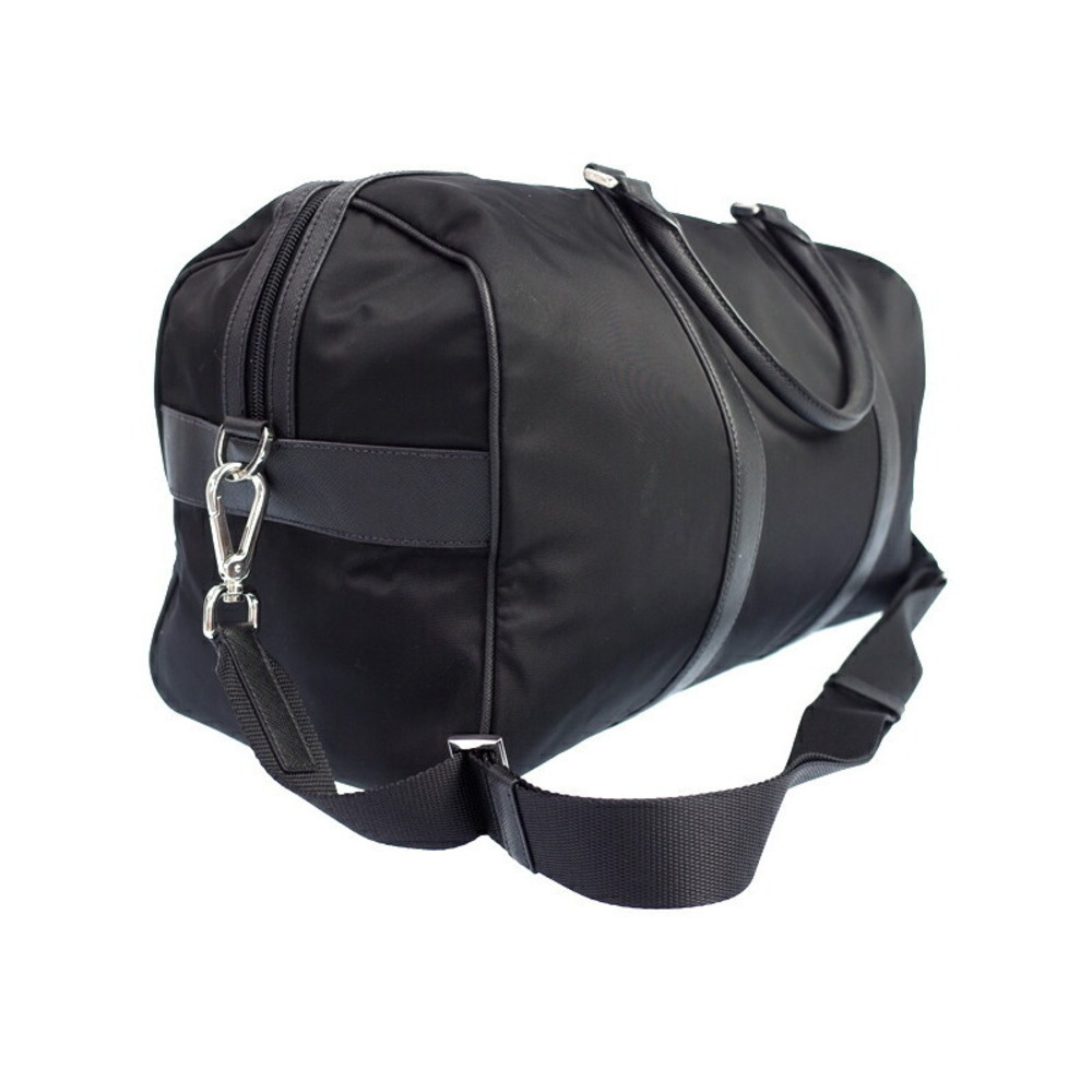 Prada Saffiano leather bag ReNylon Black duffle
